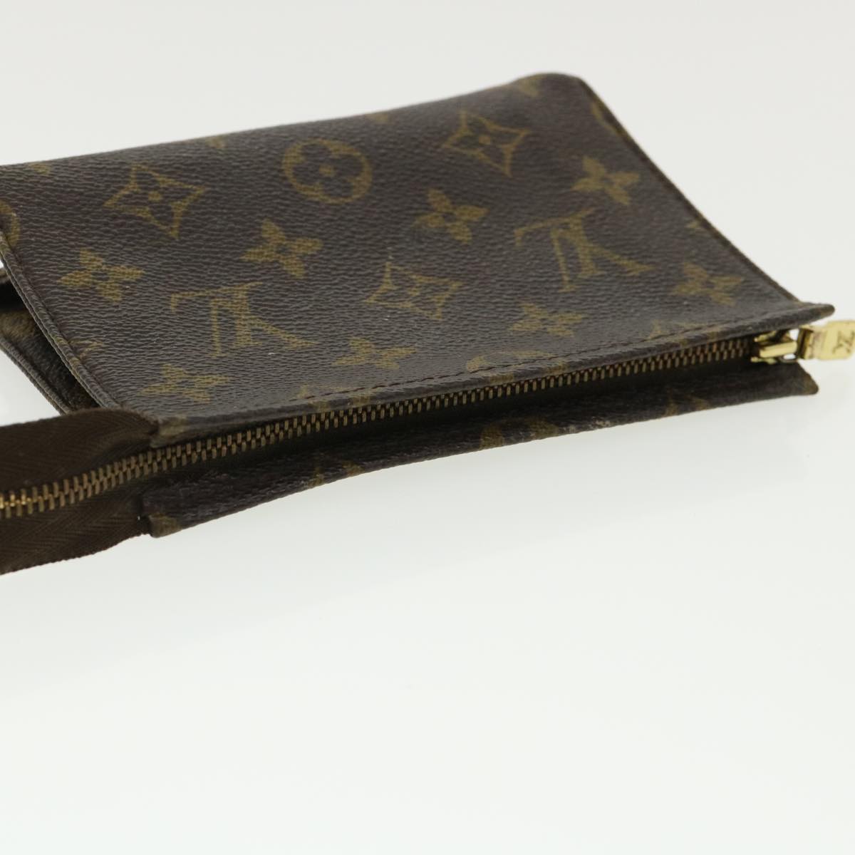 LOUIS VUITTON Monogram Poche Toilette 15 Pouch M47546 LV Auth ar8095B