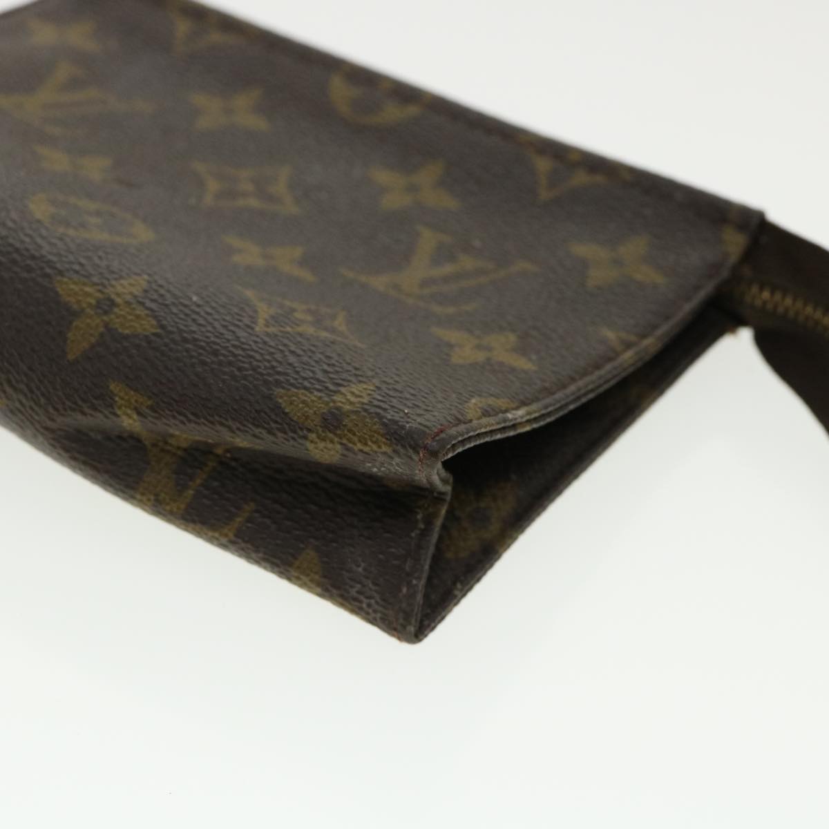 LOUIS VUITTON Monogram Poche Toilette 15 Pouch M47546 LV Auth ar8095B