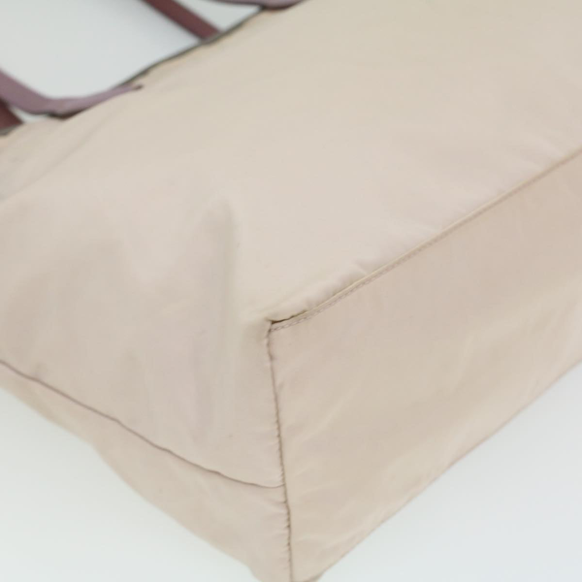 PRADA Tote Bag Nylon Pink Auth ar8148B
