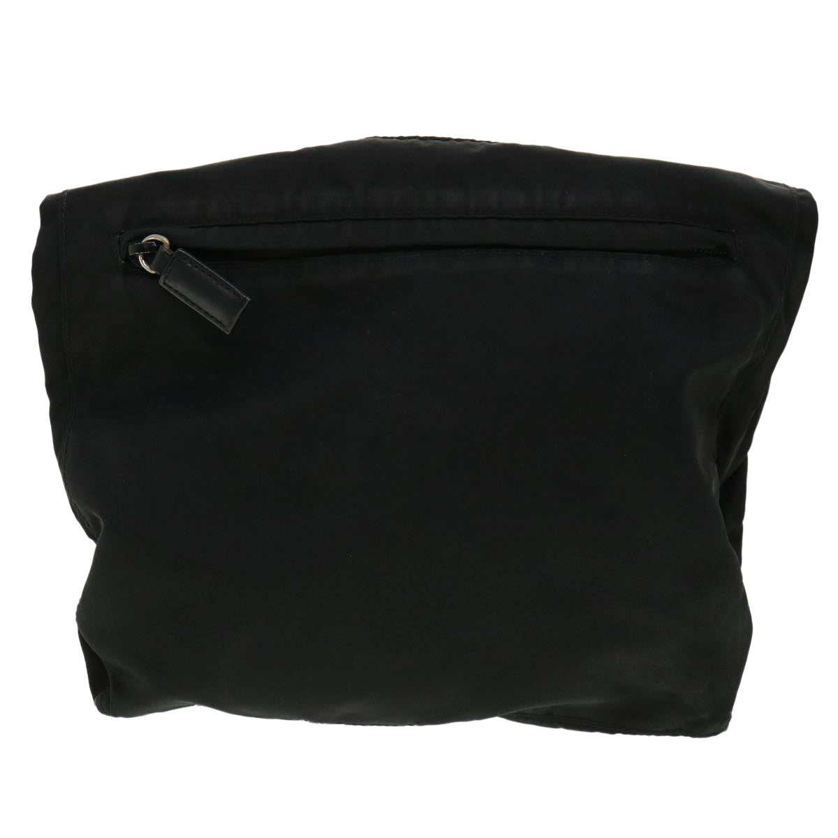 PRADA Shoulder Bag Nylon Black Auth ar8207 - 0
