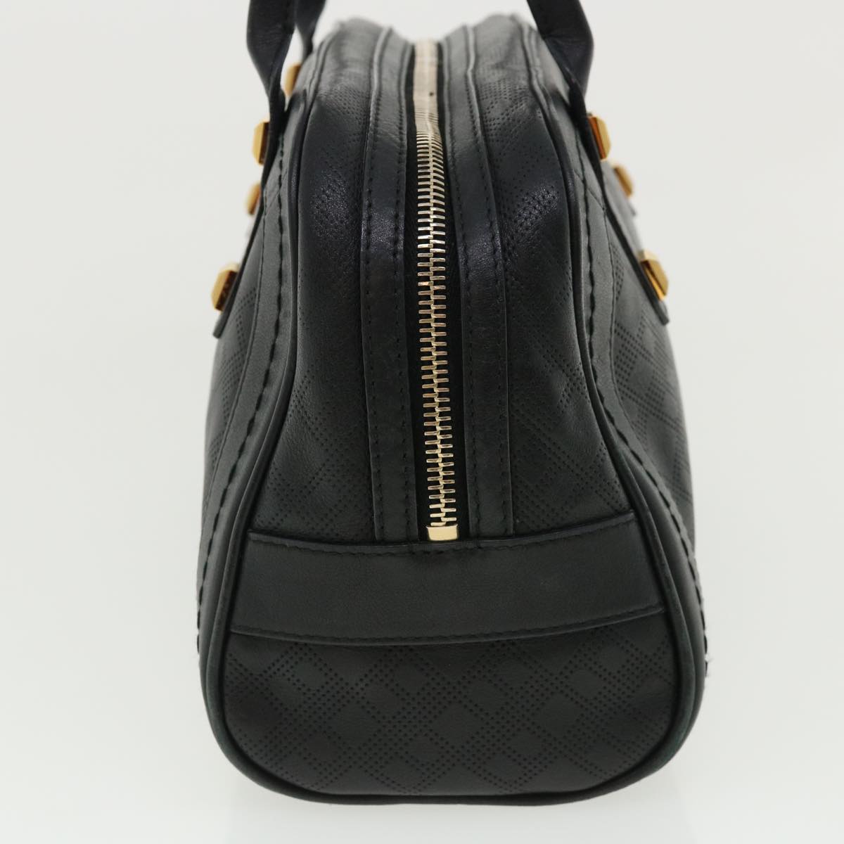 BALLY Shoulder Bag Leather Black Auth ar8215