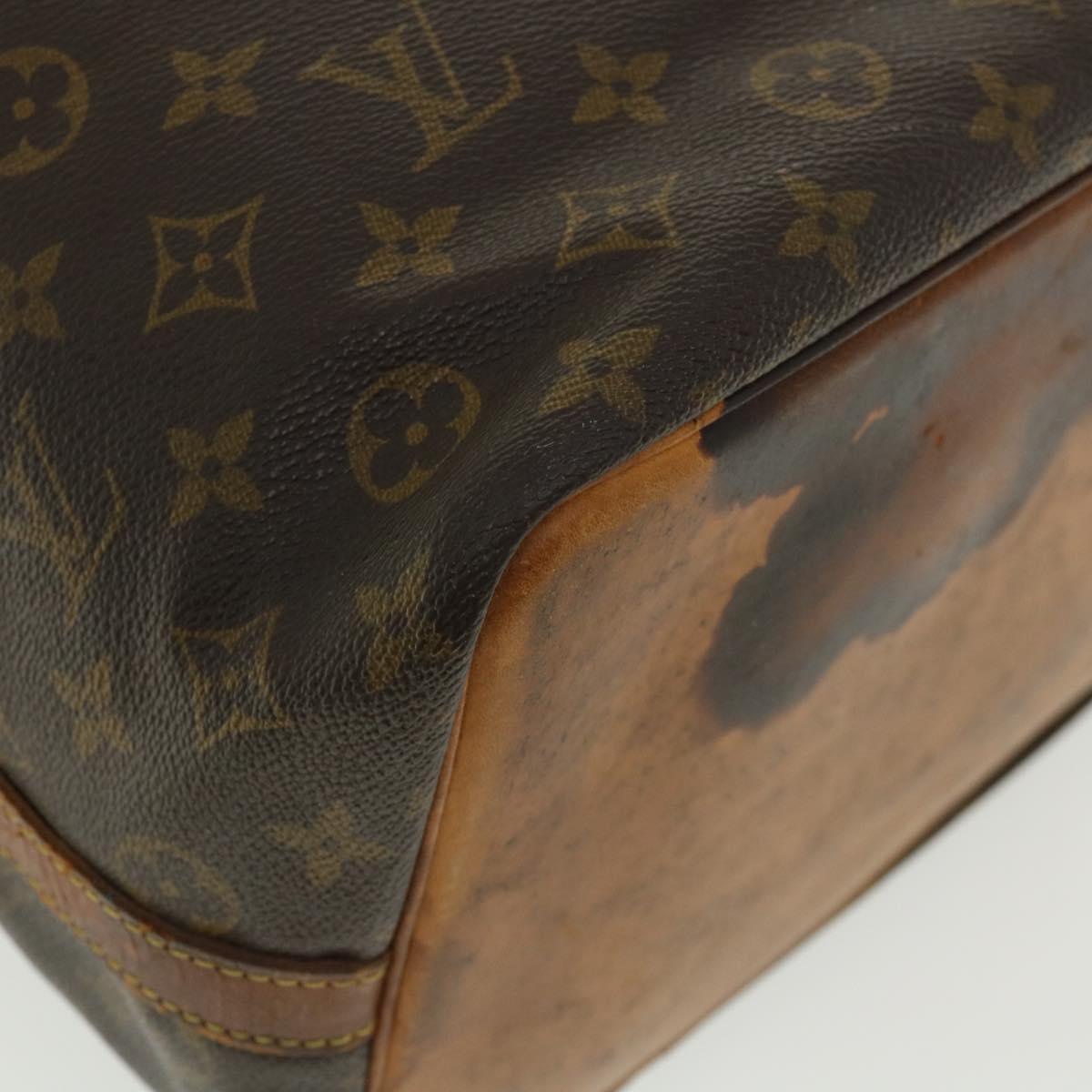 LOUIS VUITTON Monogram Petit Noe Shoulder Bag M42226 LV Auth ar8246