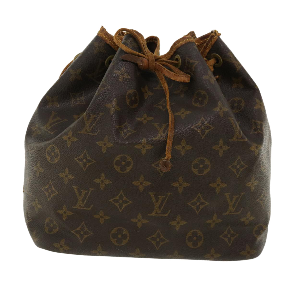 LOUIS VUITTON Monogram Petit Noe Shoulder Bag M42226 LV Auth ar8246