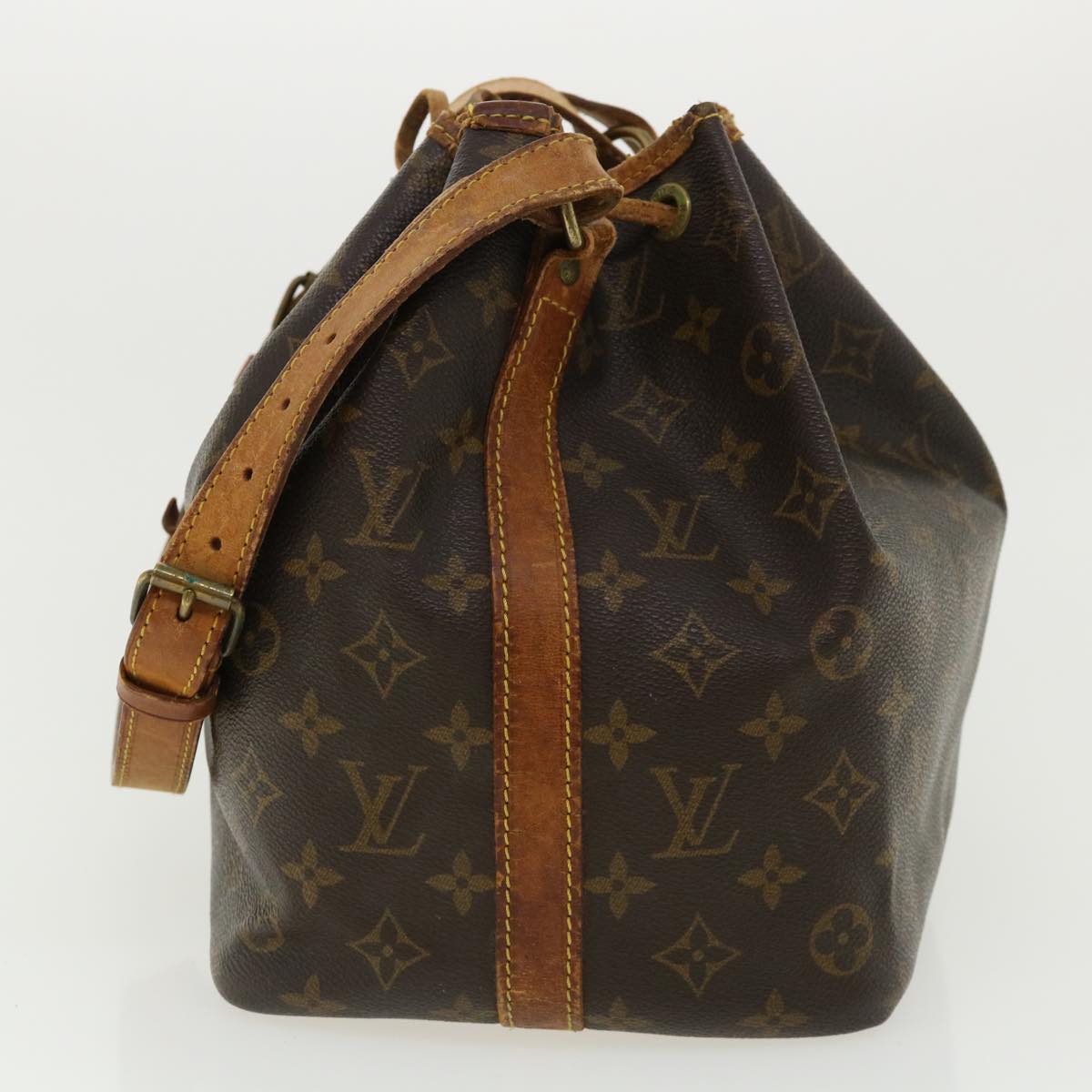 LOUIS VUITTON Monogram Petit Noe Shoulder Bag M42226 LV Auth ar8246