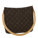 LOUIS VUITTON Monogram Looping MM Shoulder Bag M51146 LV Auth ar8271-1