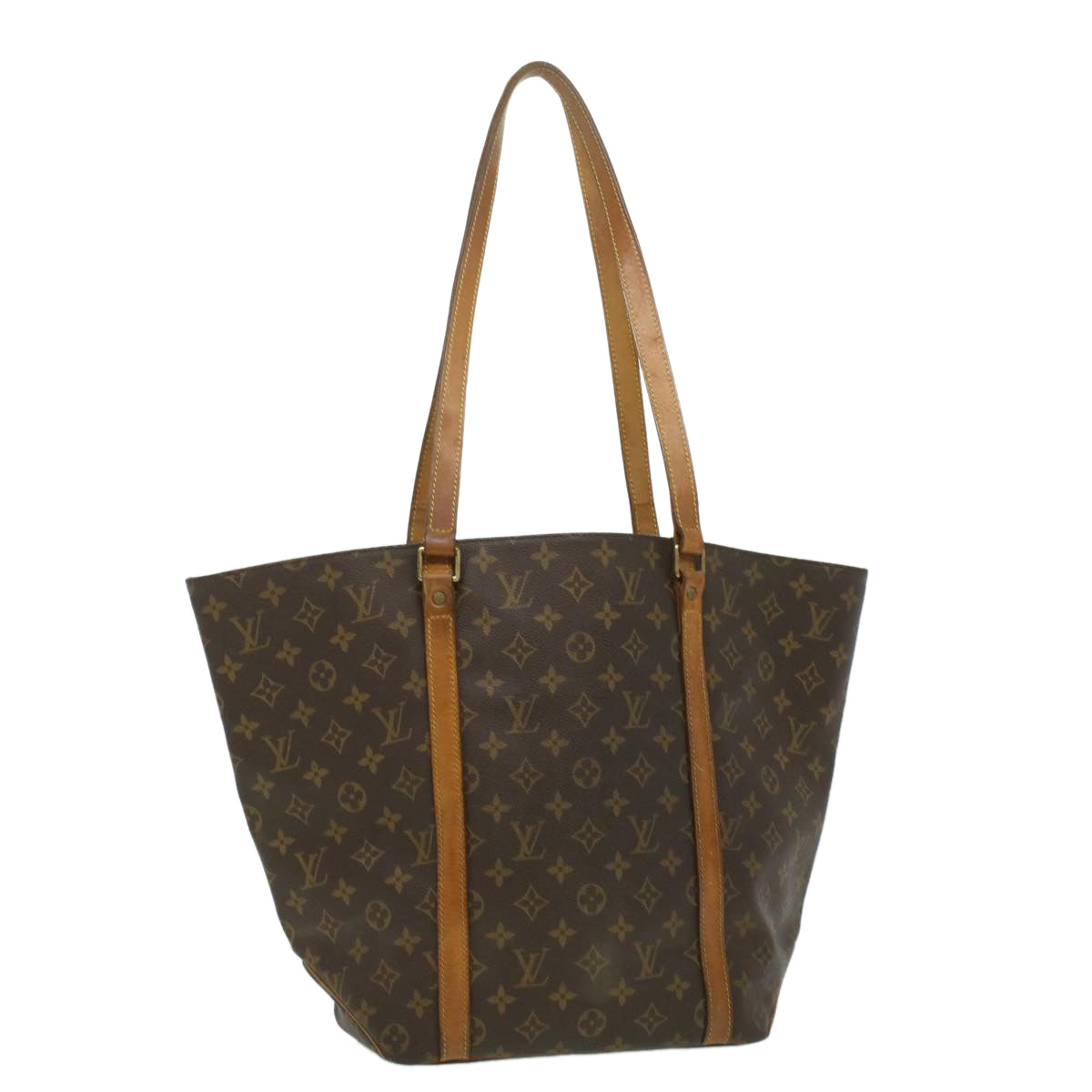 LOUIS VUITTON Monogram Sac Shopping Tote Bag M51108 LV Auth ar8277