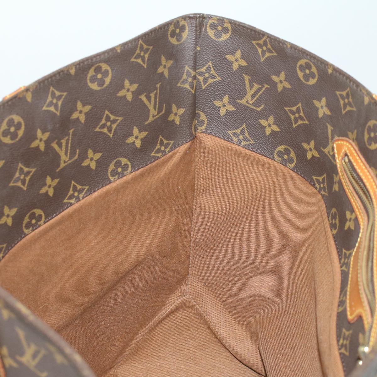 LOUIS VUITTON Monogram Sac Shopping Tote Bag M51108 LV Auth ar8277