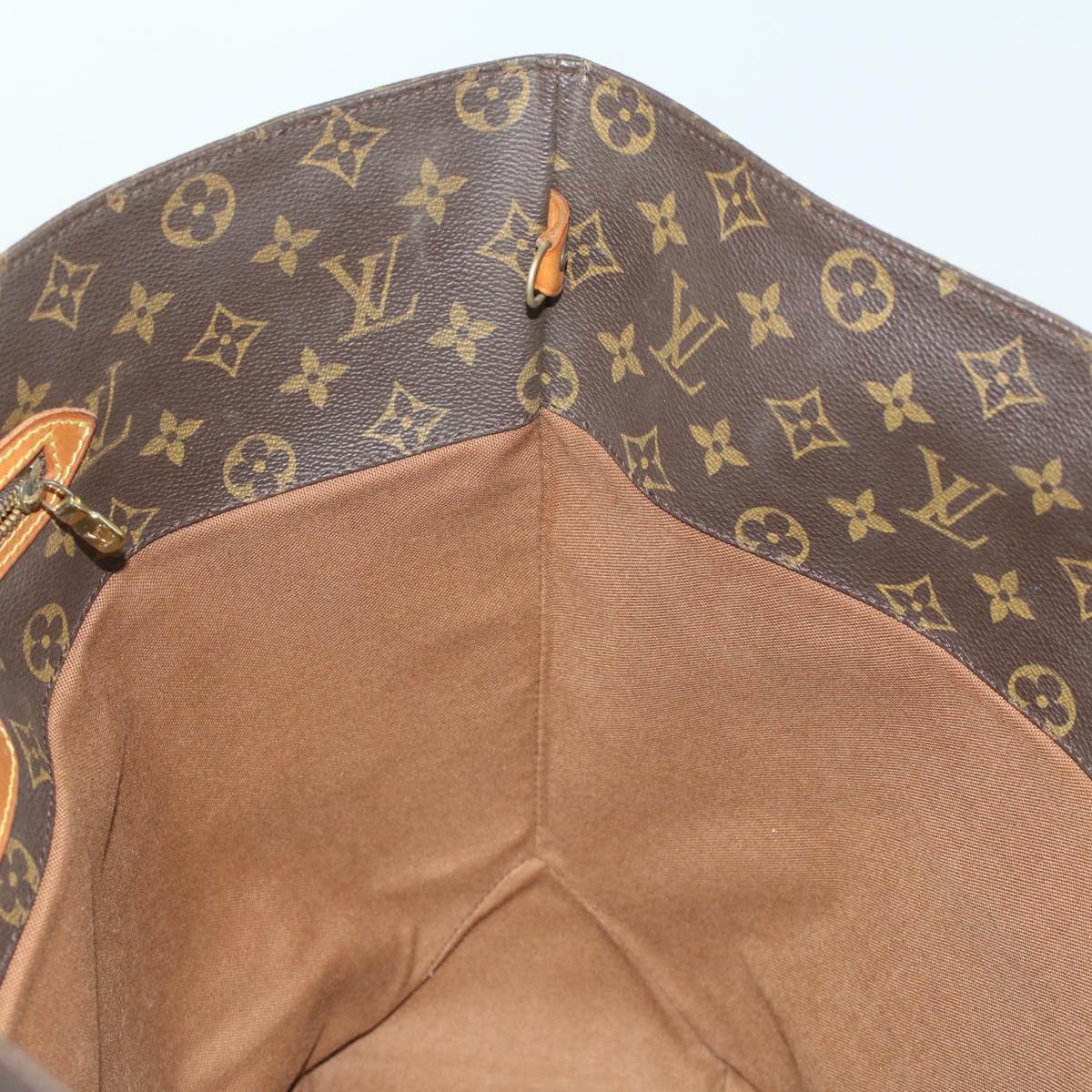 LOUIS VUITTON Monogram Sac Shopping Tote Bag M51108 LV Auth ar8277