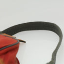 PRADA Hand Bag Nylon 2way Red Auth ar8326-14