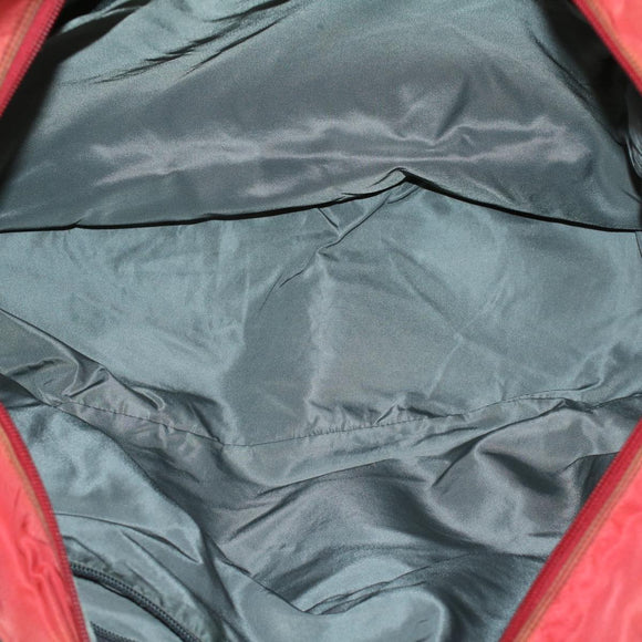 PRADA Hand Bag Nylon 2way Red Auth ar8326