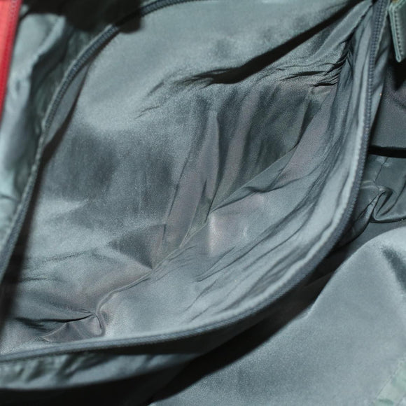 PRADA Hand Bag Nylon 2way Red Auth ar8326