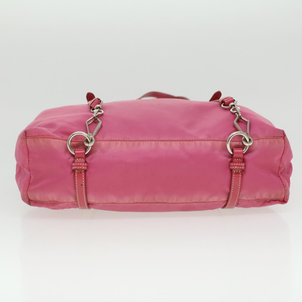 PRADA Shoulder Bag Nylon Pink Red Auth ar8345