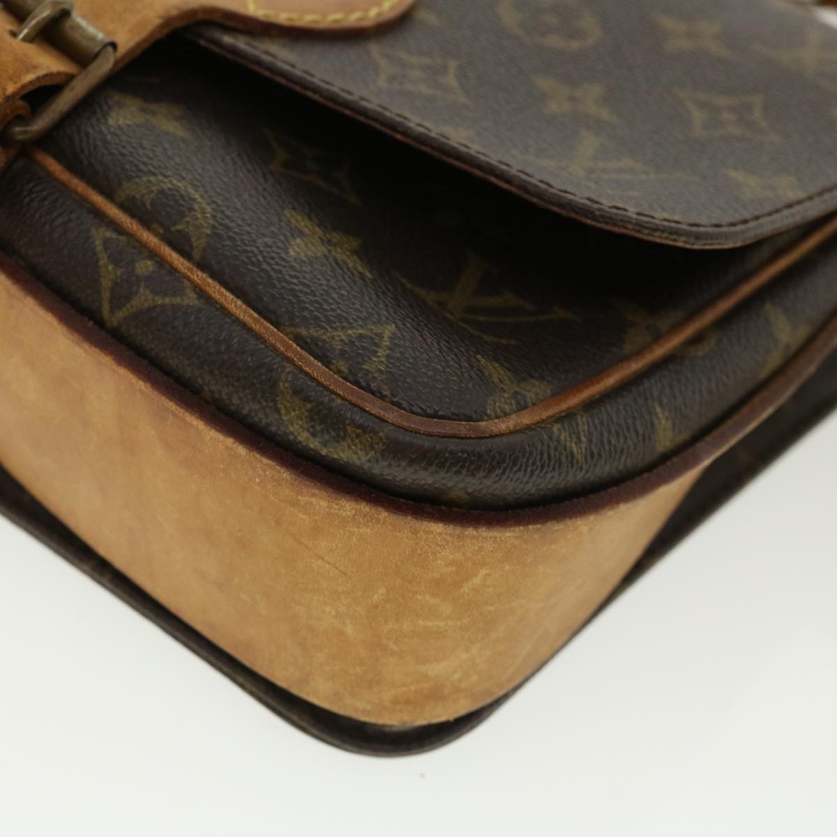 LOUIS VUITTON Monogram Cartouchiere MM Shoulder Bag M51253 LV Auth ar8431