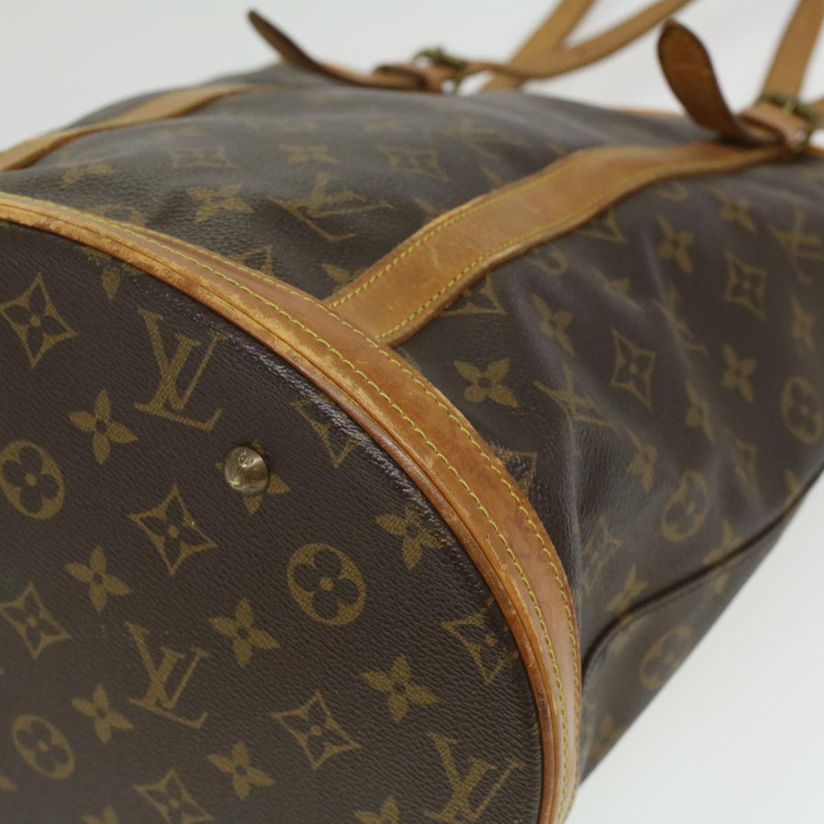 LOUIS VUITTON Monogram Bucket GM Shoulder Bag M42236 LV Auth ar8432