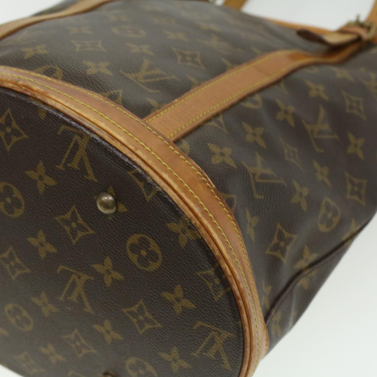 LOUIS VUITTON Monogram Bucket GM Shoulder Bag M42236 LV Auth ar8432