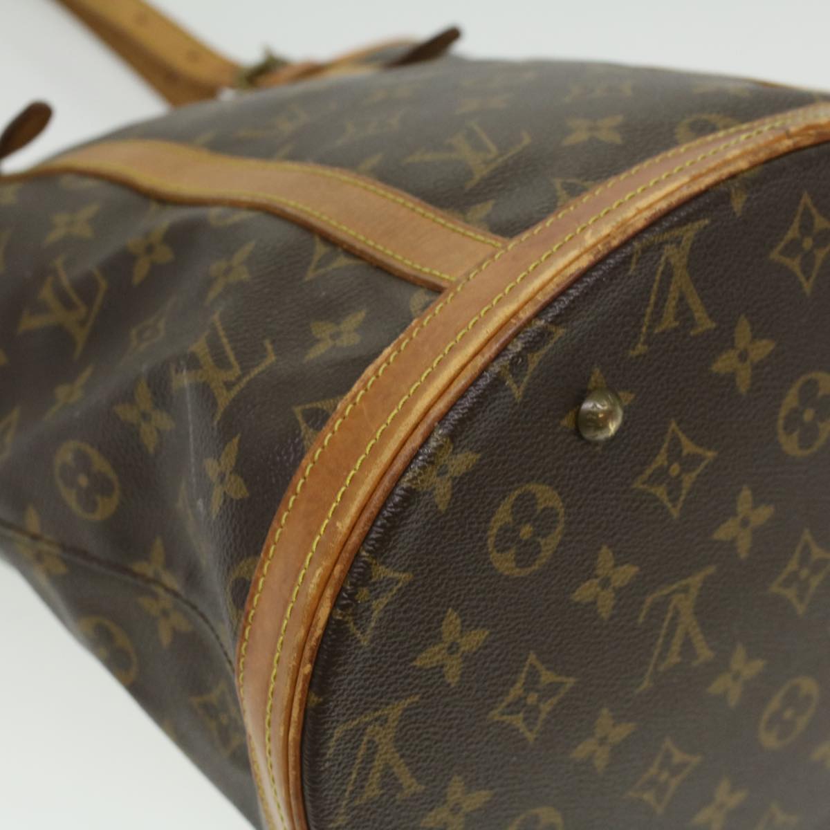 LOUIS VUITTON Monogram Bucket GM Shoulder Bag M42236 LV Auth ar8432