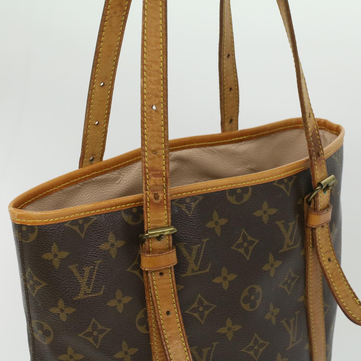 LOUIS VUITTON Monogram Bucket GM Shoulder Bag M42236 LV Auth ar8432