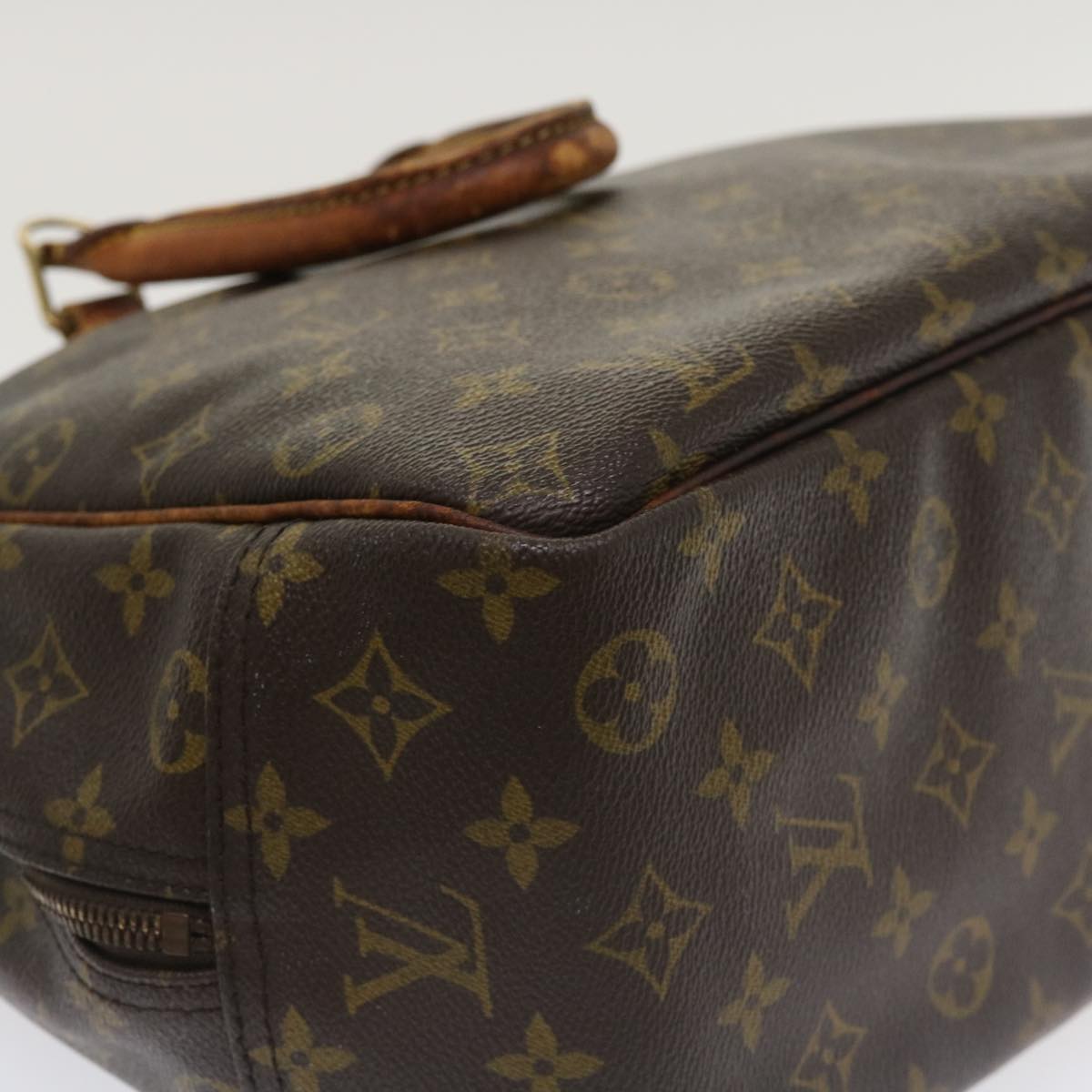 LOUIS VUITTON Monogram Deauville Hand Bag M47270 LV Auth ar8436