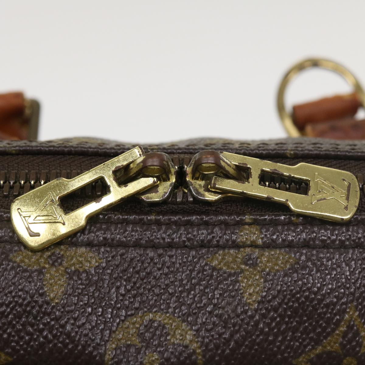 LOUIS VUITTON Monogram Deauville Hand Bag M47270 LV Auth ar8436