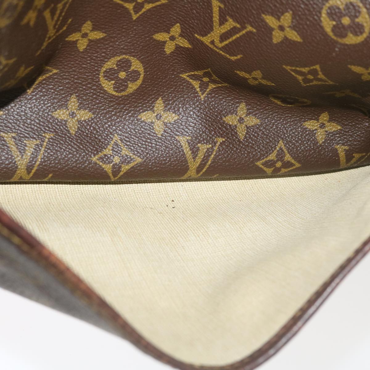 LOUIS VUITTON Monogram Deauville Hand Bag M47270 LV Auth ar8436