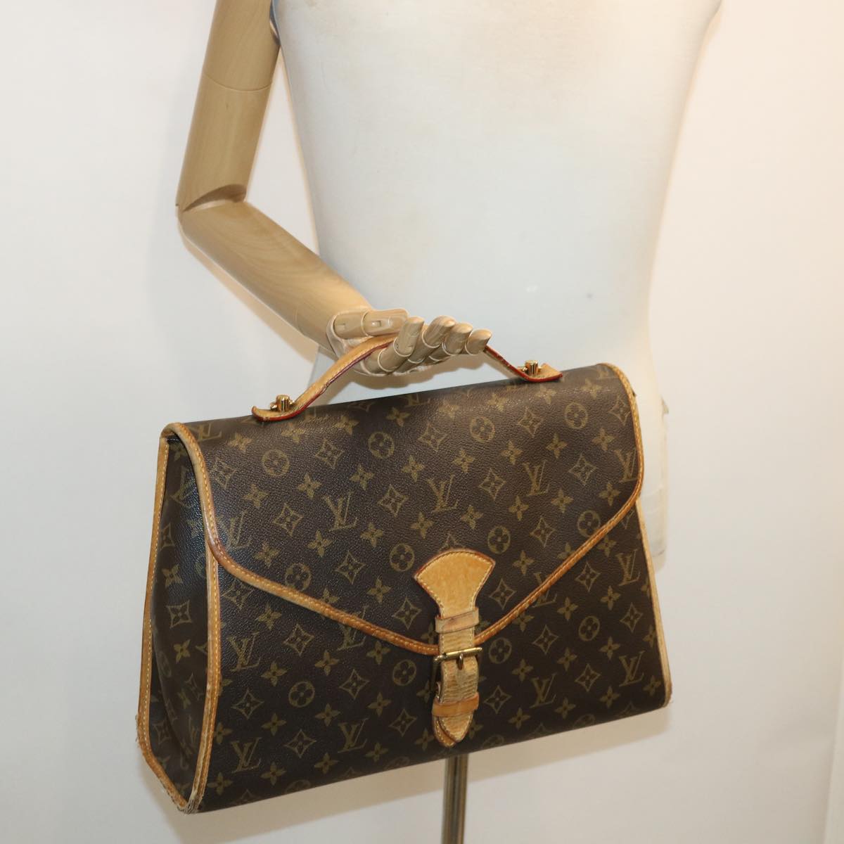 LOUIS VUITTON Monogram Beverly Hand Bag 2way M51120 LV Auth ar8486