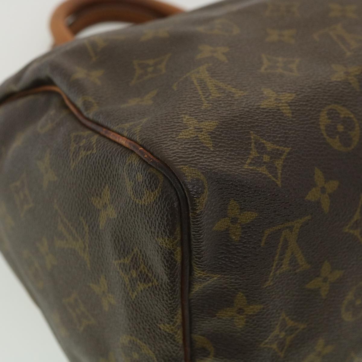 LOUIS VUITTON Monogram Speedy 30 Hand Bag Vintage M41526 LV Auth ar8538