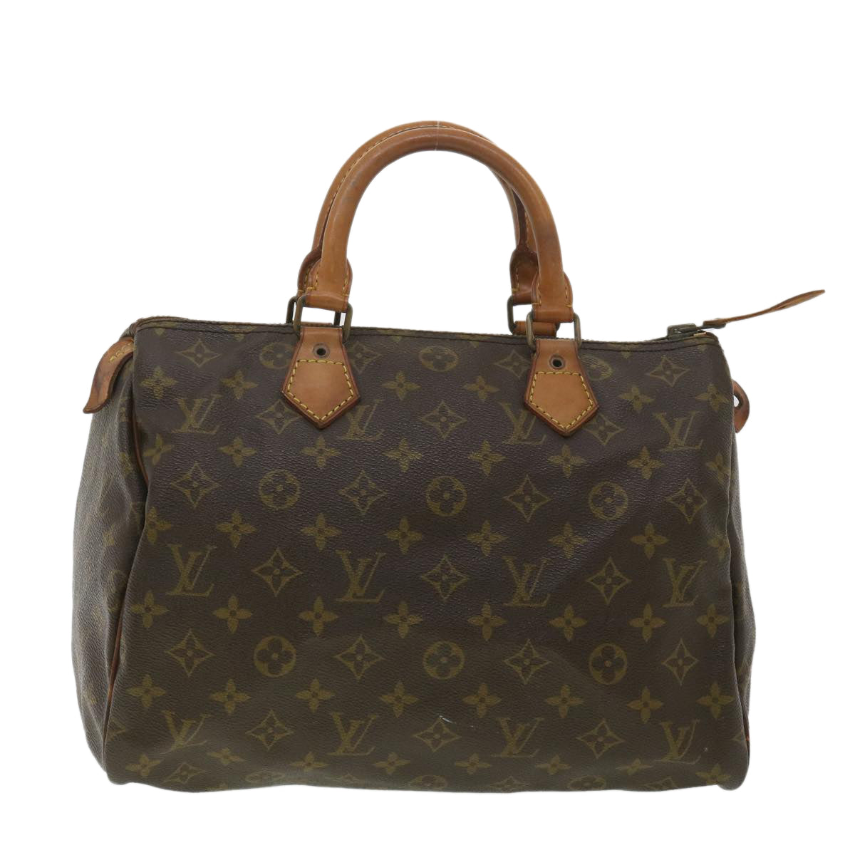 LOUIS VUITTON Monogram Speedy 30 Hand Bag Vintage M41526 LV Auth ar8538