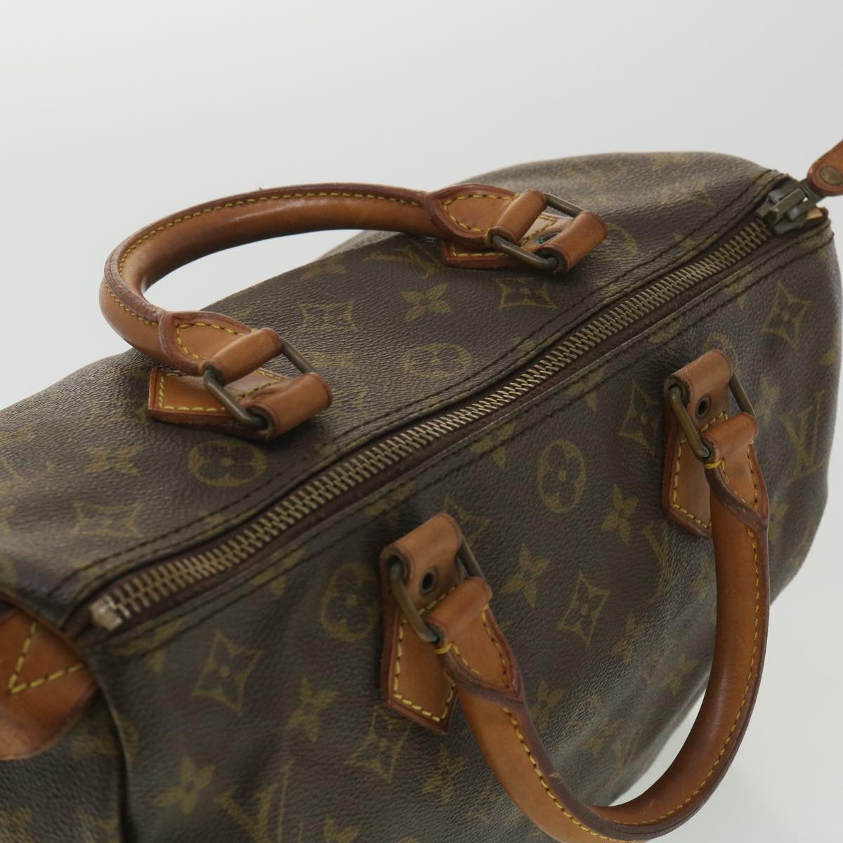 LOUIS VUITTON Monogram Speedy 30 Hand Bag Vintage M41526 LV Auth ar8538