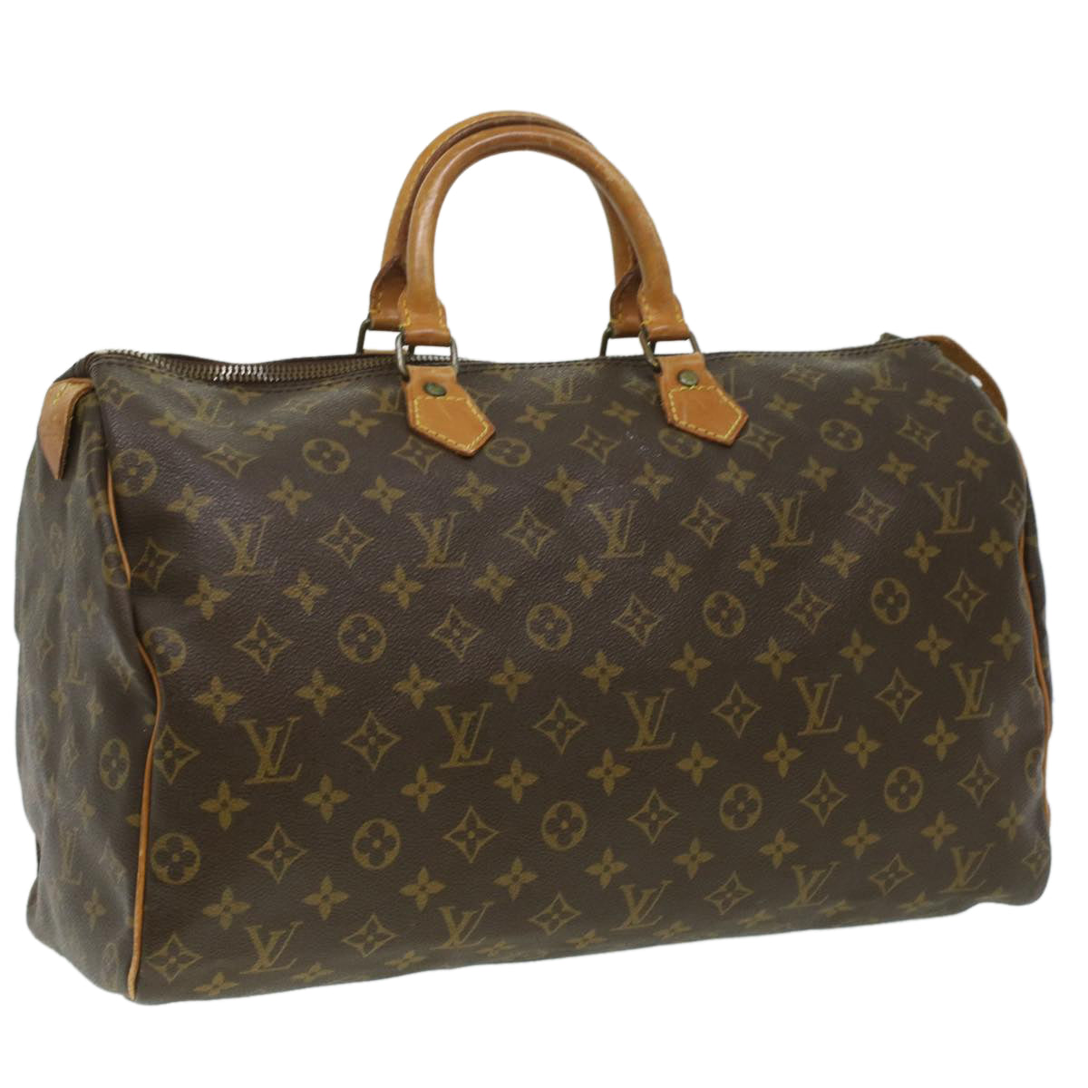 LOUIS VUITTON Monogram Speedy 40 Hand Bag Vintage M41522 LV Auth ar8540