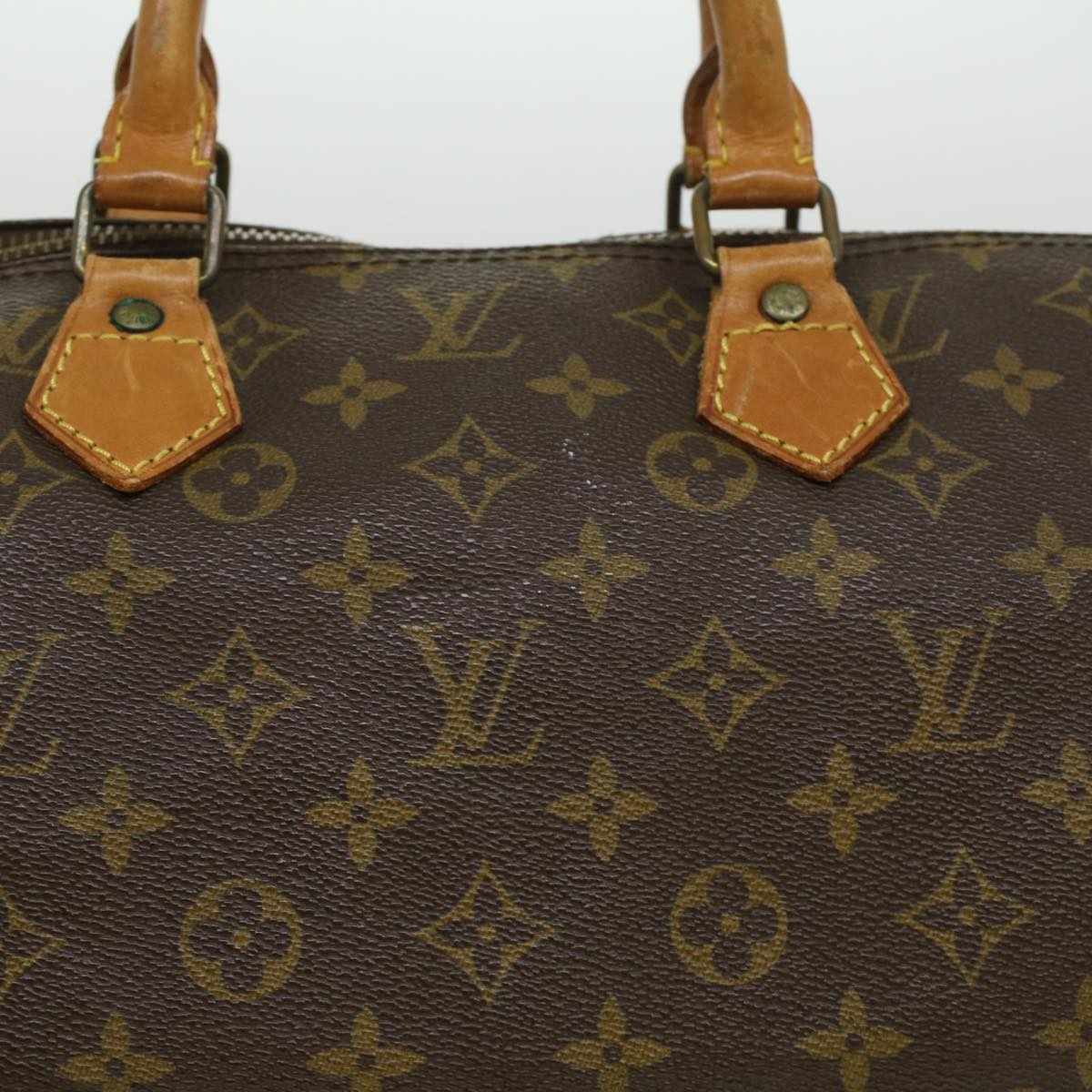 LOUIS VUITTON Monogram Speedy 40 Hand Bag Vintage M41522 LV Auth ar8540