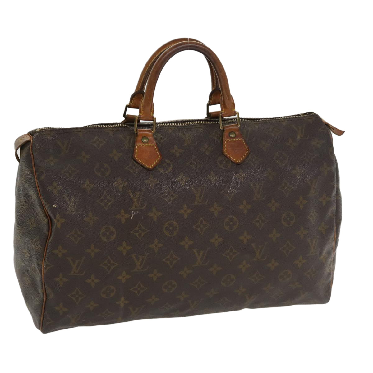 LOUIS VUITTON Monogram Speedy 40 Hand Bag M41522 LV Auth ar8541