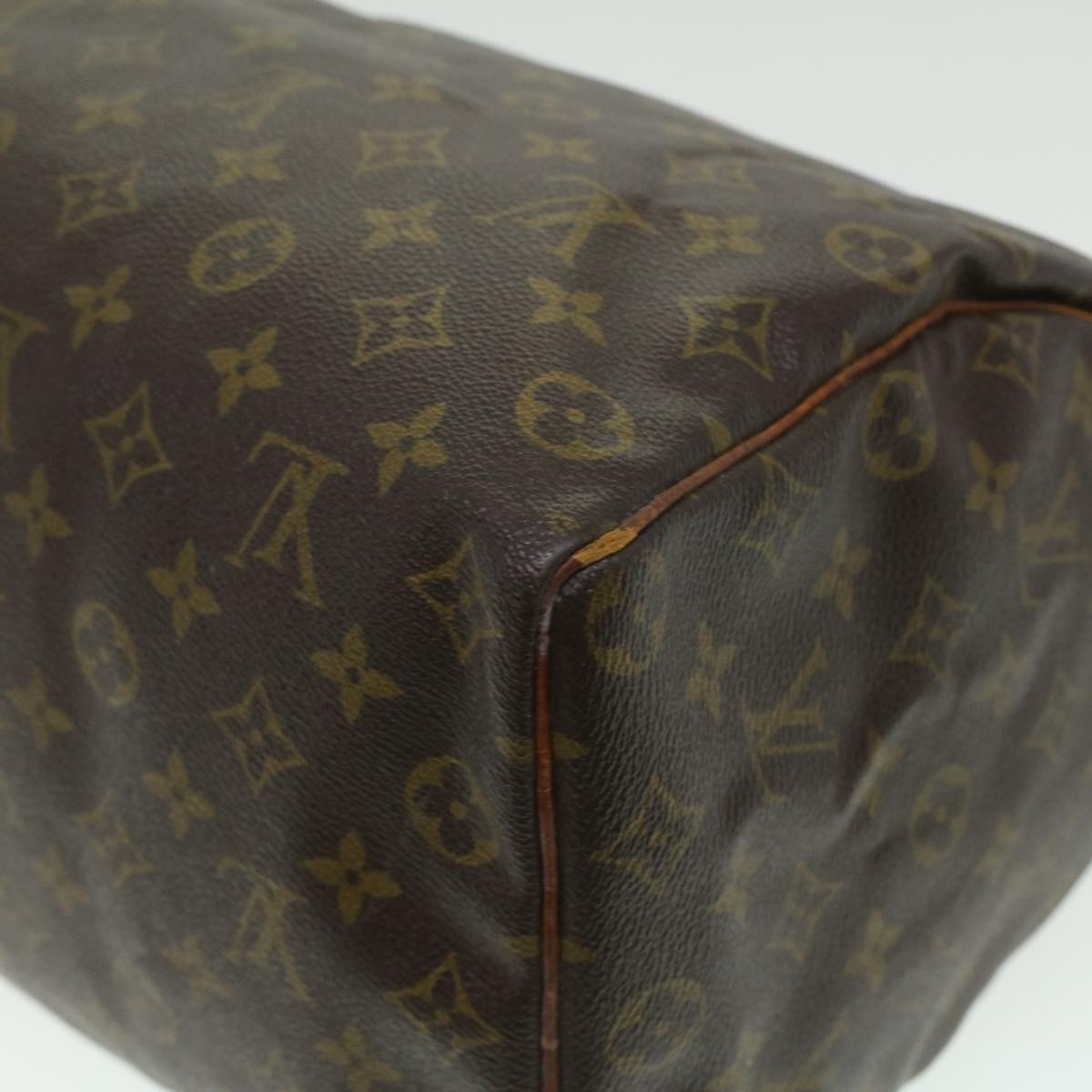 LOUIS VUITTON Monogram Speedy 35 Hand Bag M41524 LV Auth ar8548