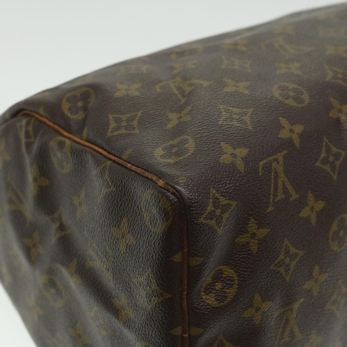 LOUIS VUITTON Monogram Speedy 35 Hand Bag M41524 LV Auth ar8548