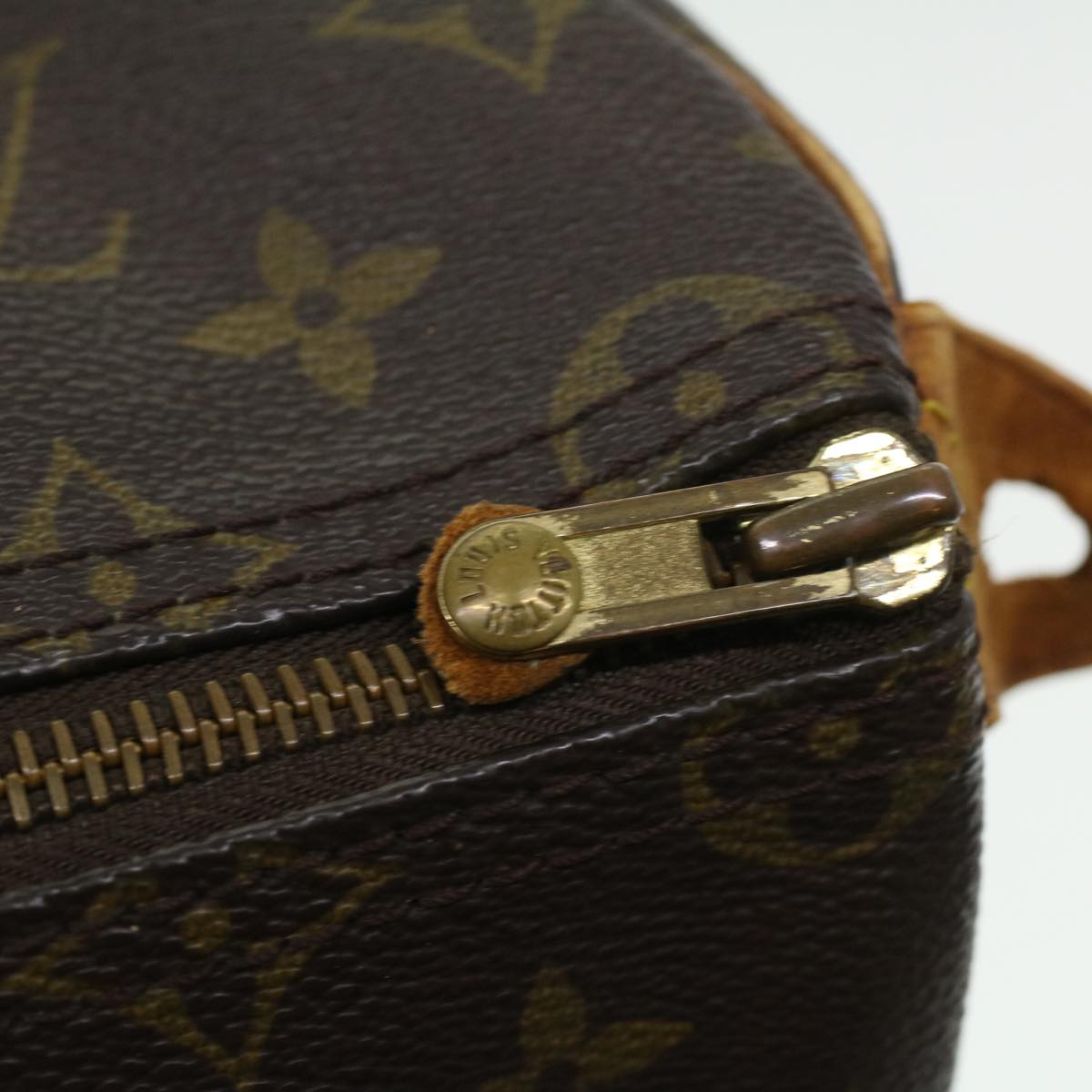 LOUIS VUITTON Monogram Speedy 35 Hand Bag M41524 LV Auth ar8548