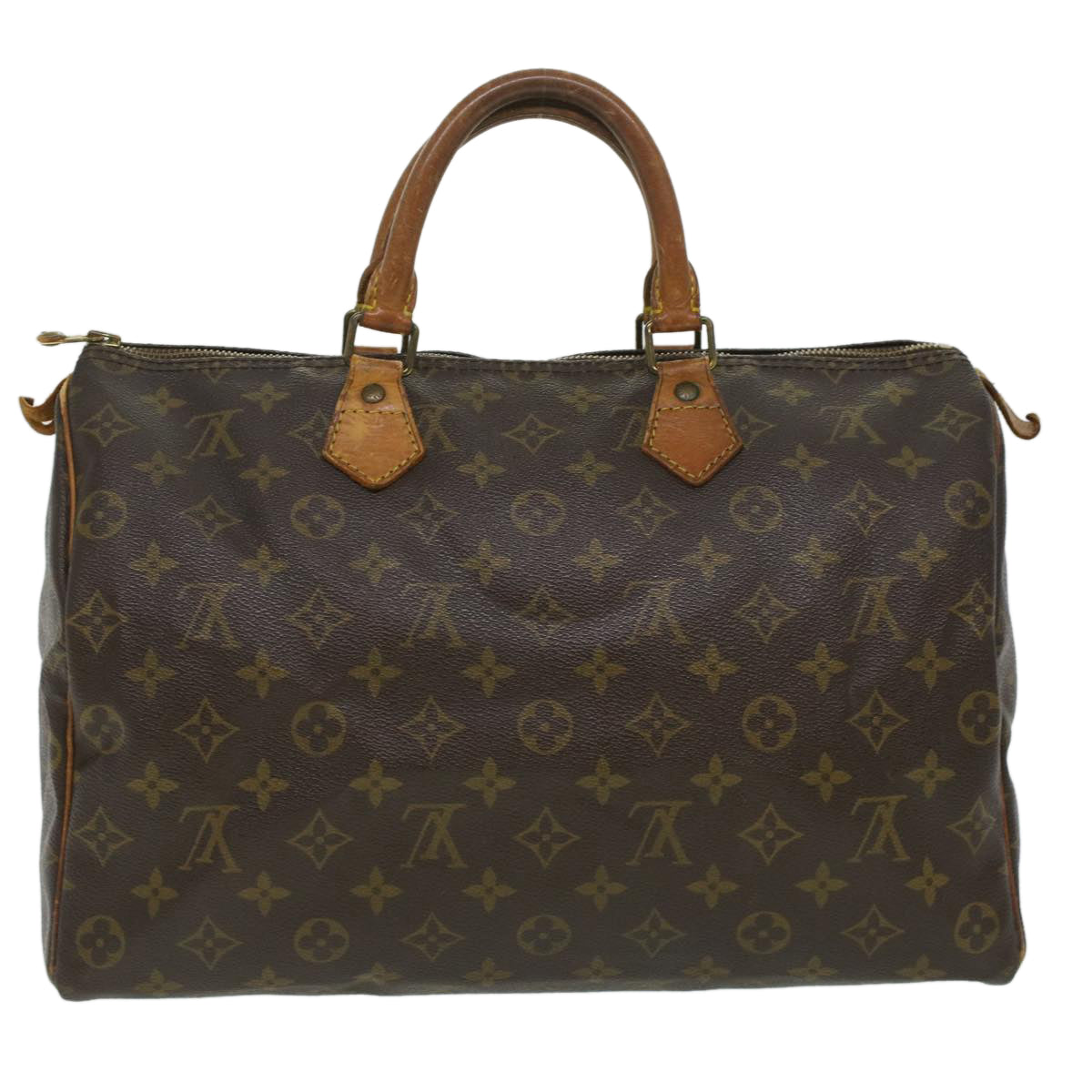 LOUIS VUITTON Monogram Speedy 35 Hand Bag M41524 LV Auth ar8548