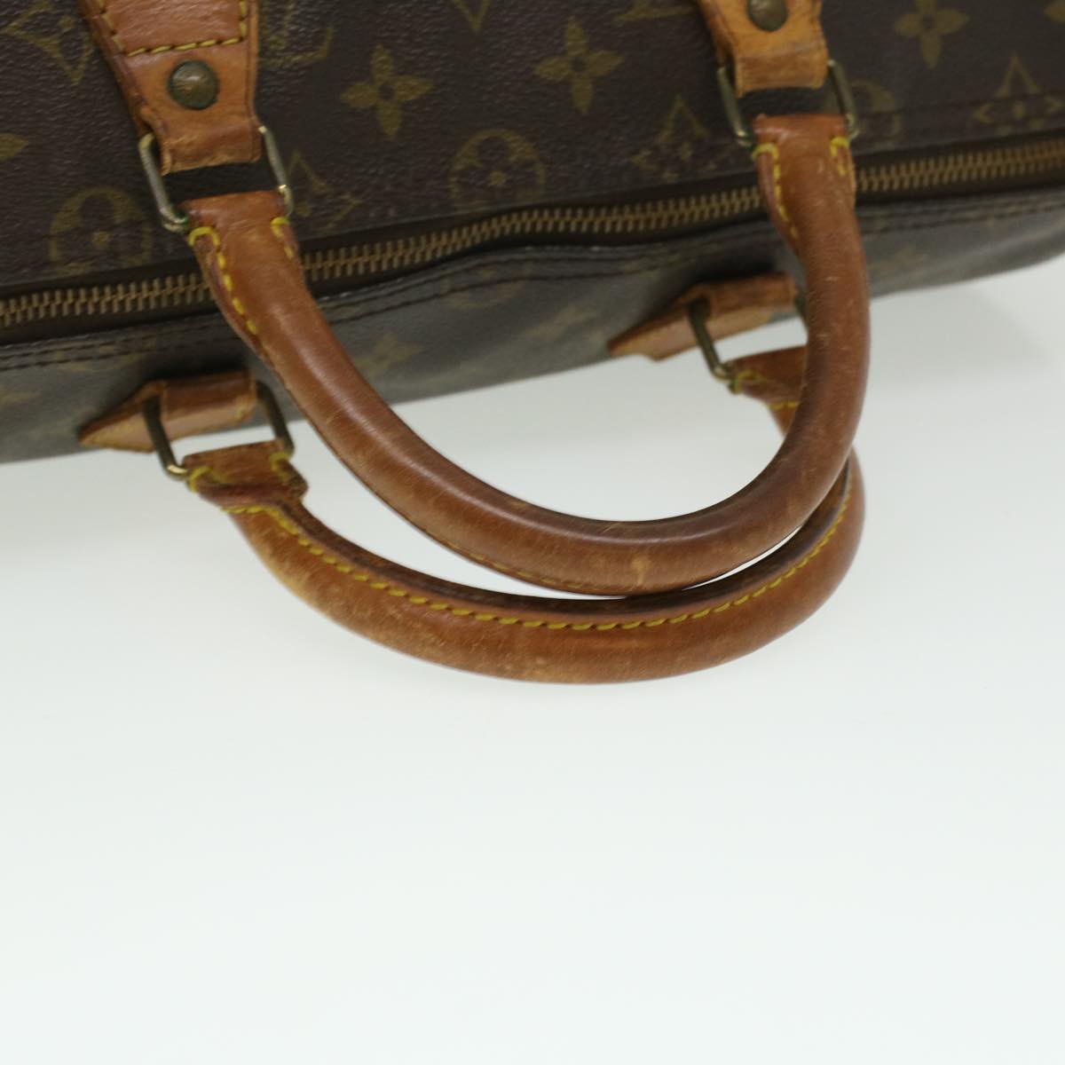 LOUIS VUITTON Monogram Speedy 35 Hand Bag M41524 LV Auth ar8548