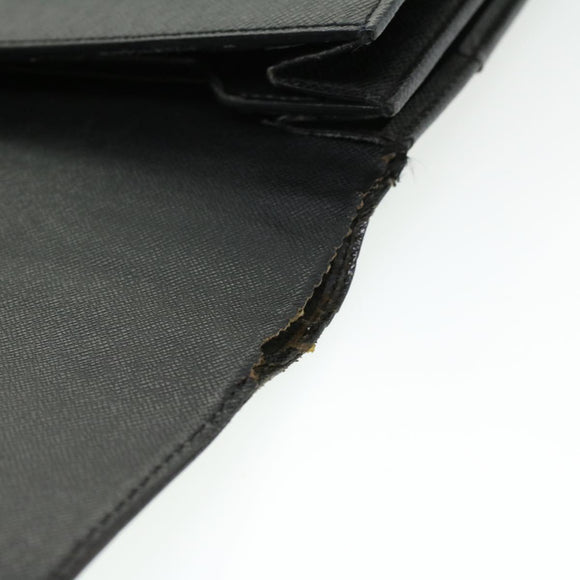 LOUIS VUITTON Taiga Serviette Moscova Briefcase Ardoise Black M54412 Auth ar8569