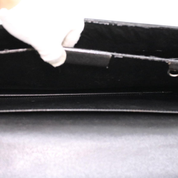 LOUIS VUITTON Taiga Serviette Moscova Briefcase Ardoise Black M54412 Auth ar8569