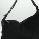 GUCCI Shoulder Bag Canvas Black Auth ar8657-6