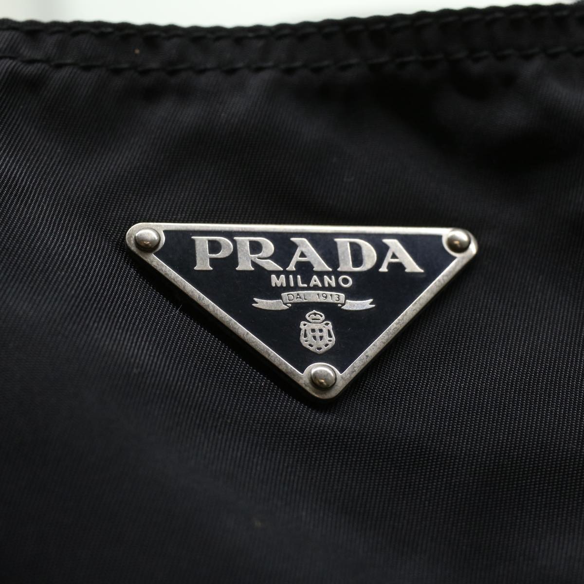 PRADA Sports Hand Bag Nylon Black Auth ar8658