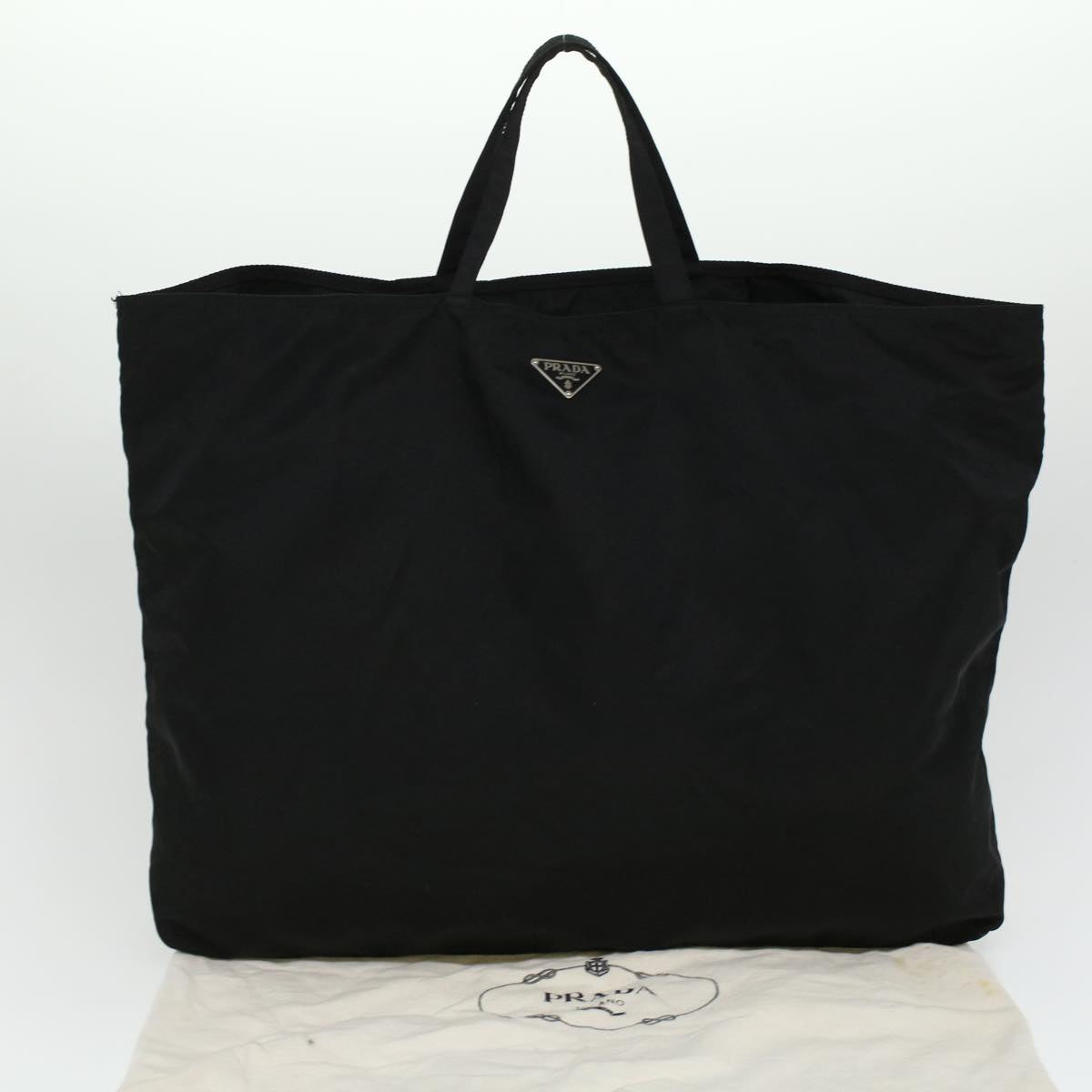 PRADA Sports Hand Bag Nylon Black Auth ar8658