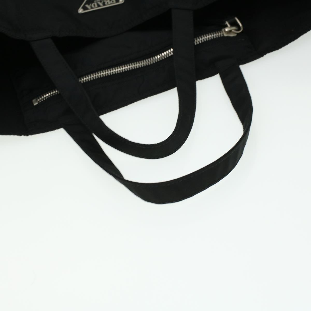 PRADA Sports Hand Bag Nylon Black Auth ar8658