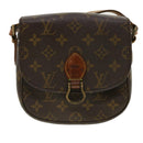 LOUIS VUITTON Monogram Saint Cloud PM Shoulder Bag M51244 LV Auth ar8701-13