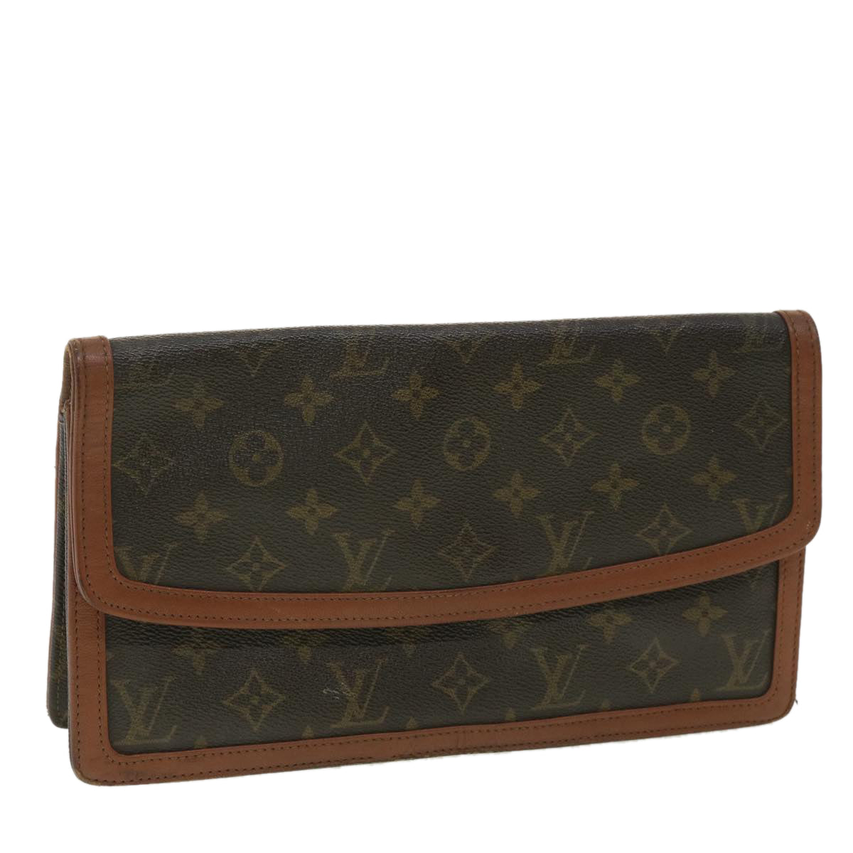 LOUIS VUITTON Monogram Pochette Dam Clutch Bag M51810 LV Auth ar8704