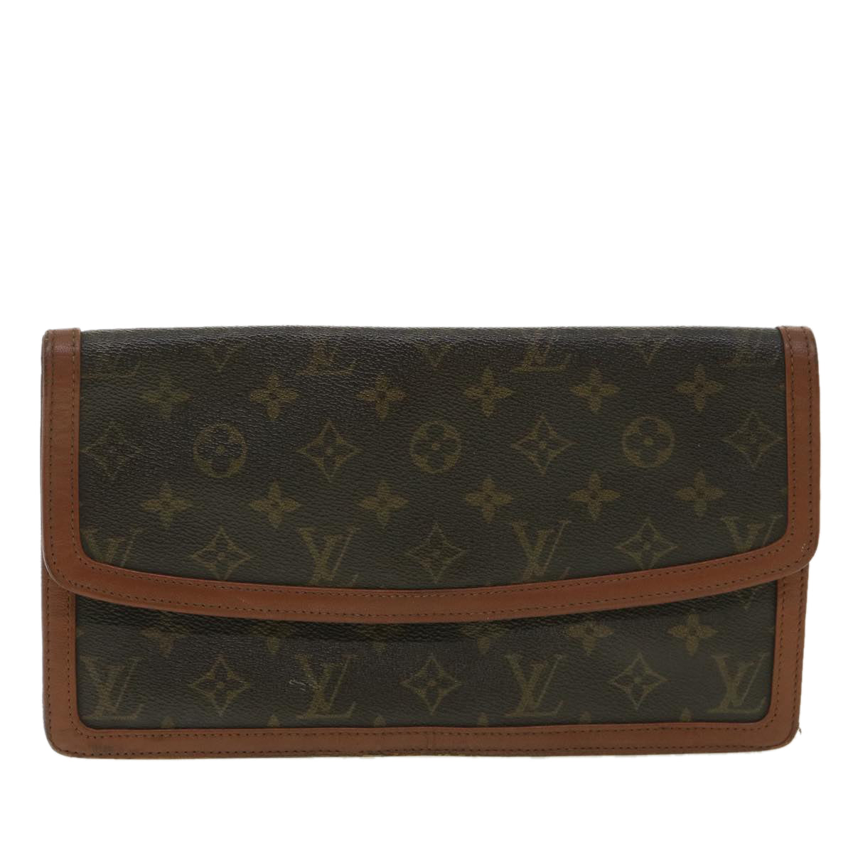 LOUIS VUITTON Monogram Pochette Dam Clutch Bag M51810 LV Auth ar8704