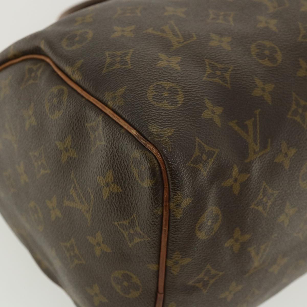 LOUIS VUITTON Monogram Speedy 35 Hand Bag M41524 LV Auth ar8712