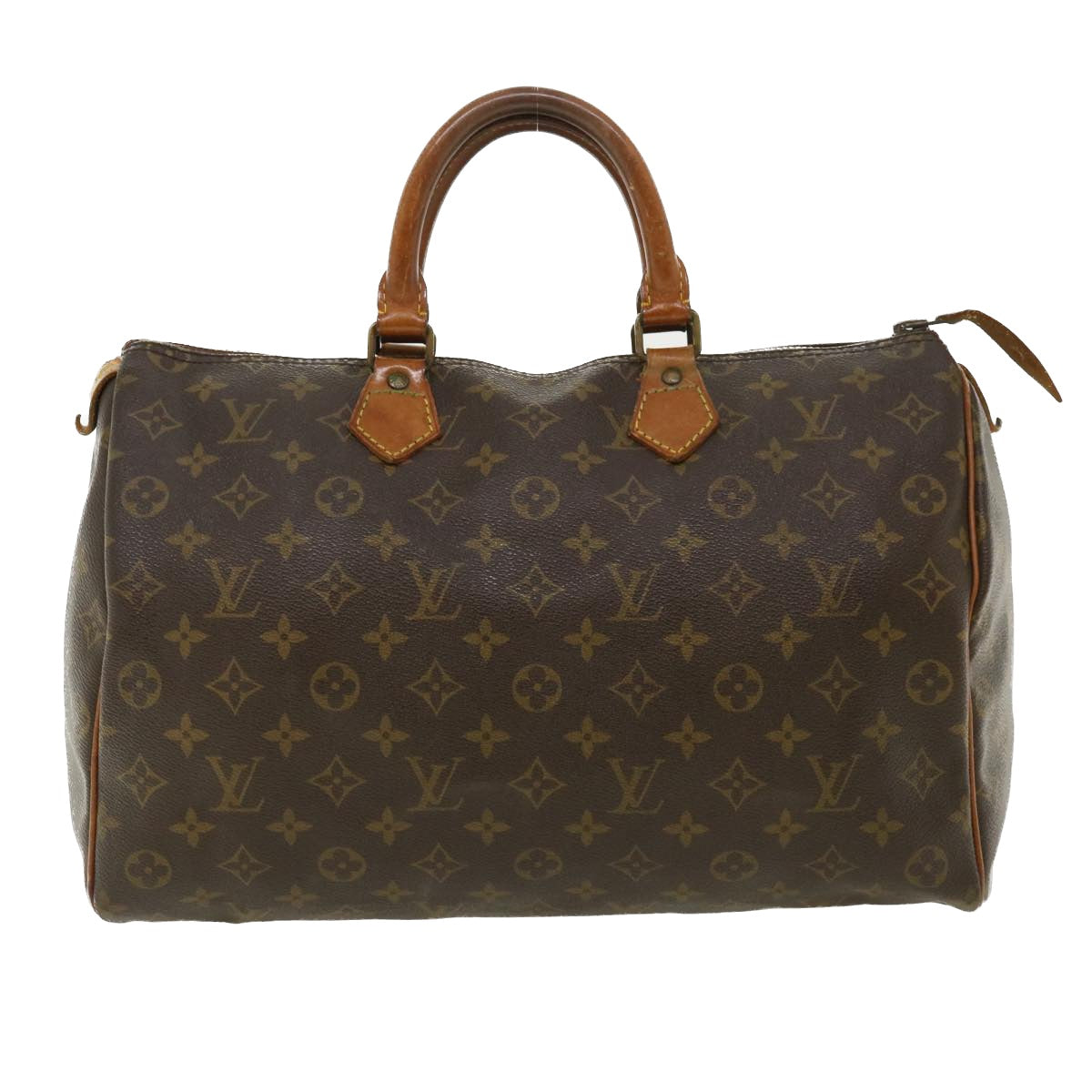 LOUIS VUITTON Monogram Speedy 35 Hand Bag M41524 LV Auth ar8712