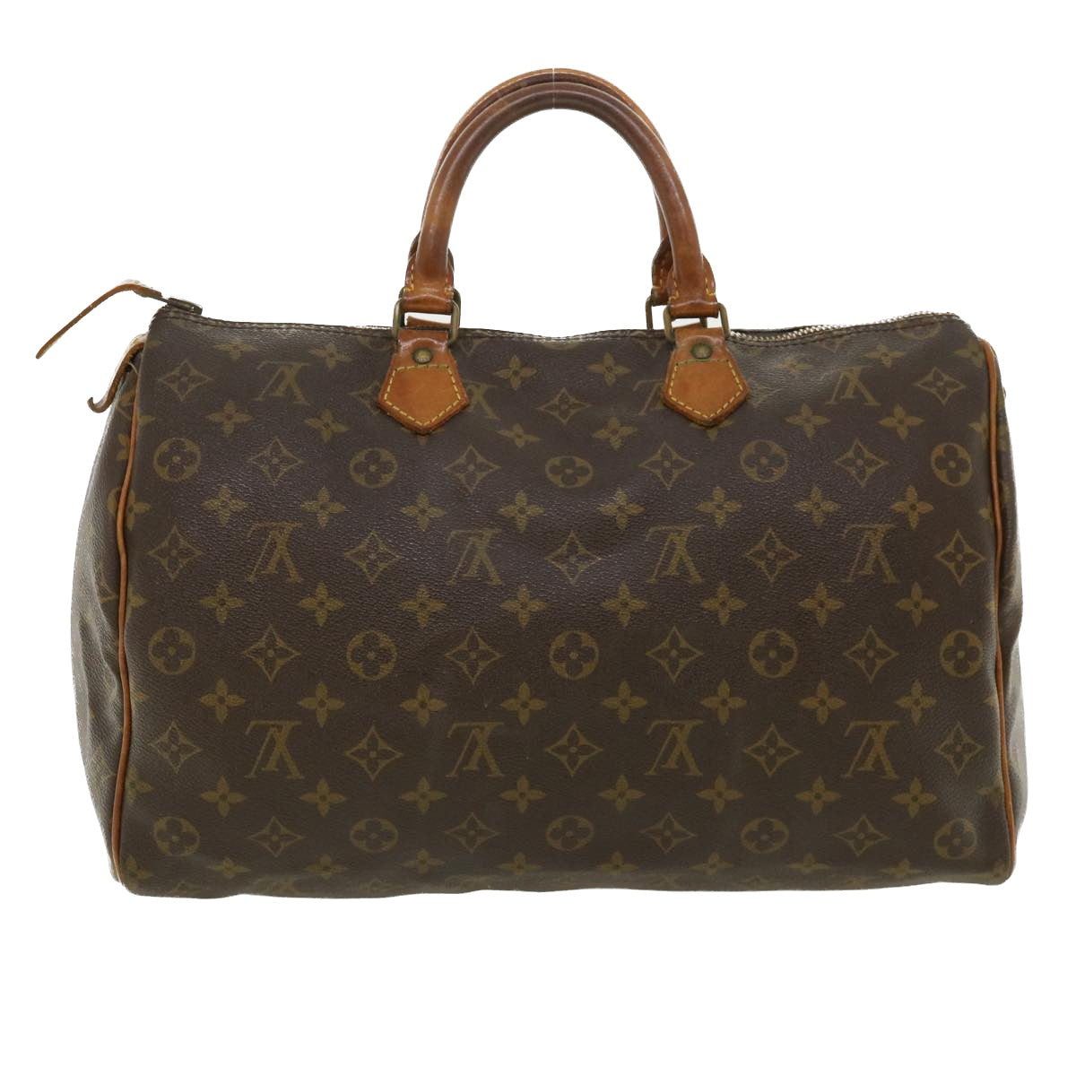 LOUIS VUITTON Monogram Speedy 35 Hand Bag M41524 LV Auth ar8712