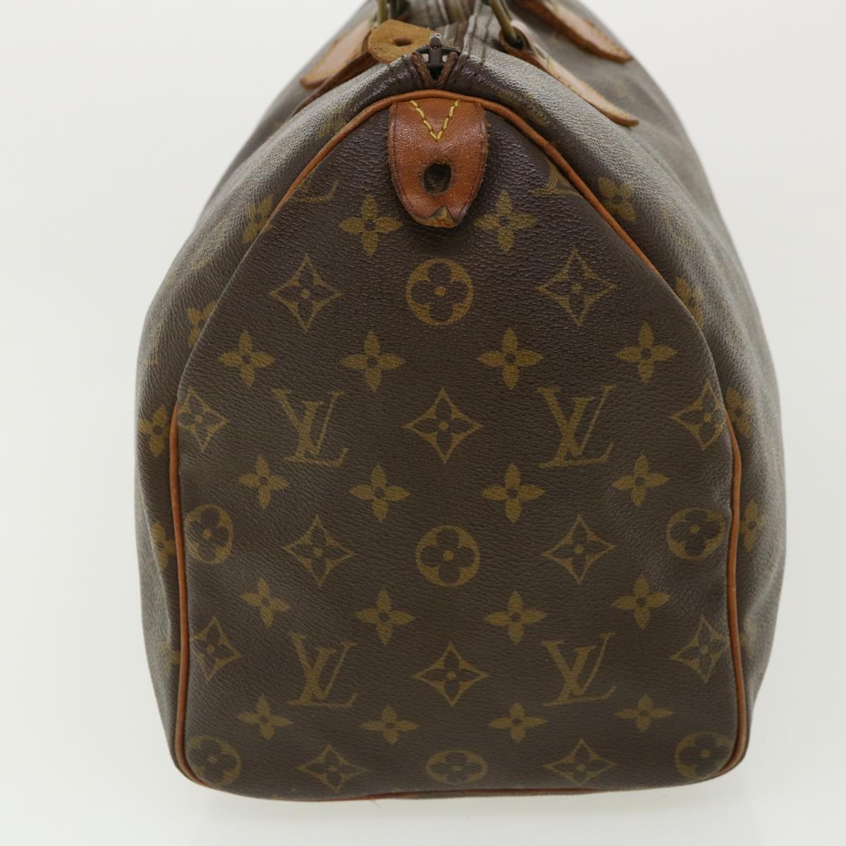 LOUIS VUITTON Monogram Speedy 35 Hand Bag M41524 LV Auth ar8712