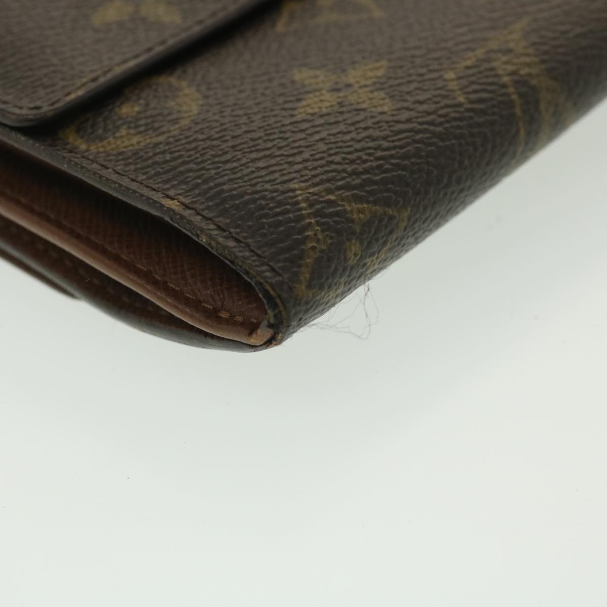 LOUIS VUITTON Monogram Portefeuille Elise Wallet M61654 LV Auth ar8747